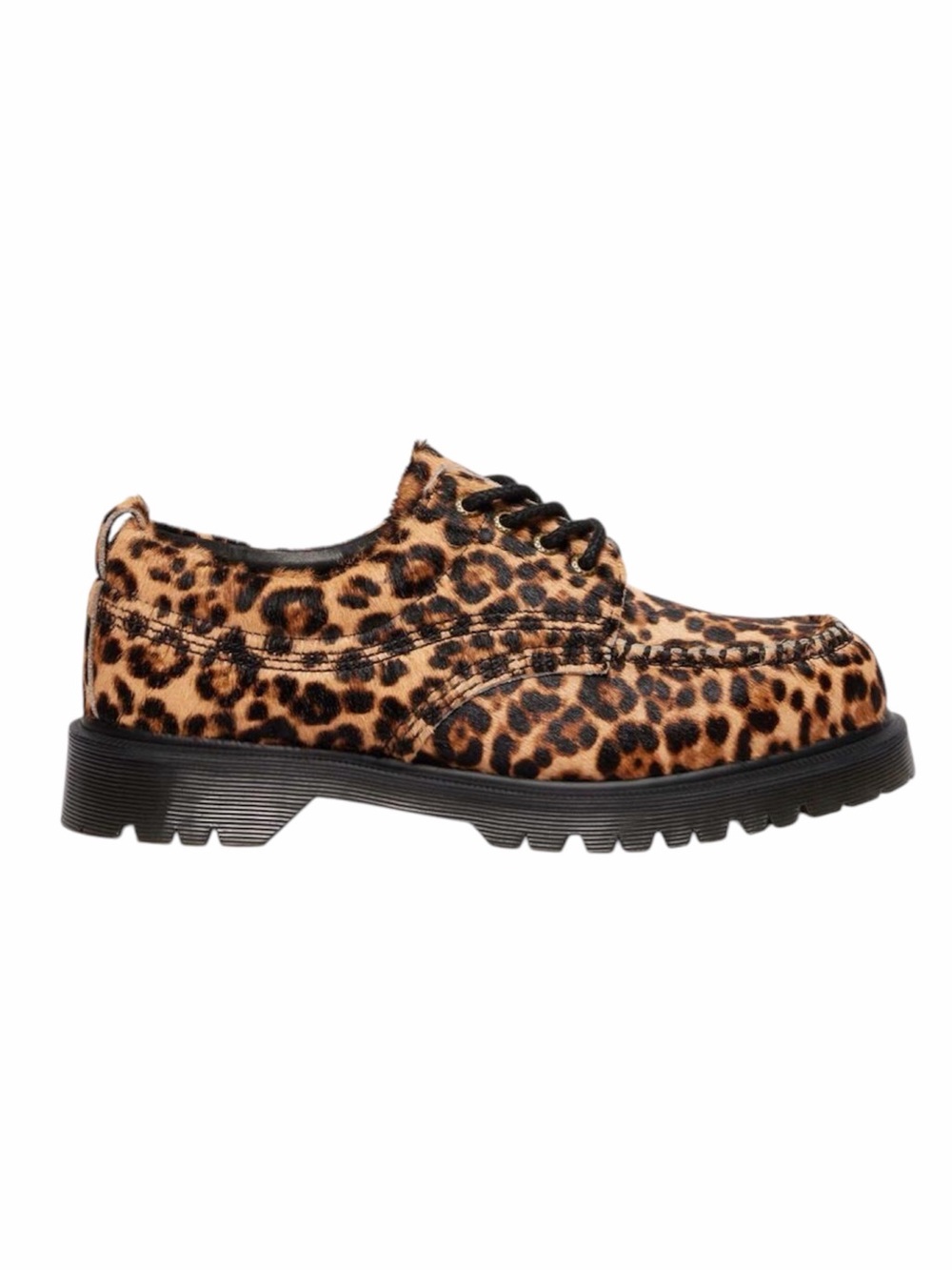Dr. Martens LOWELL LEOPARD PRINT MOC TOE SHOES